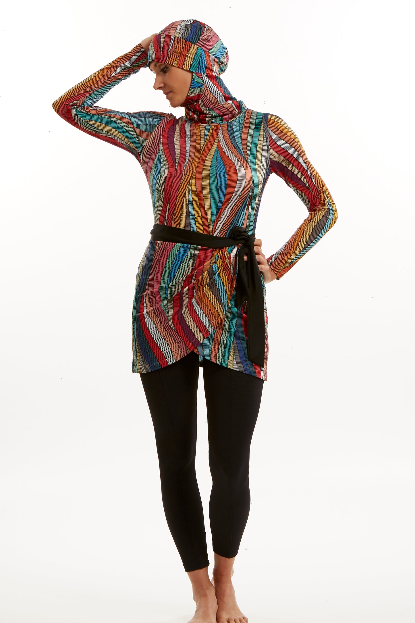 SARA LONG SLEEVES SWIMSUIT