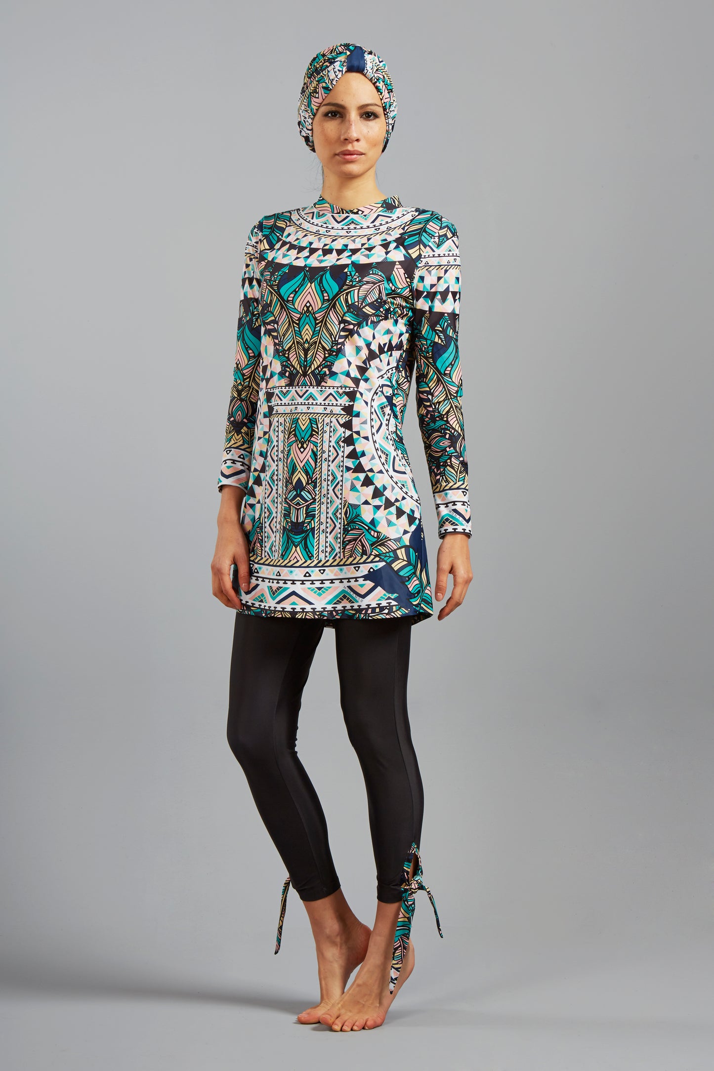 MAYA GEOMETRIC BURKINI