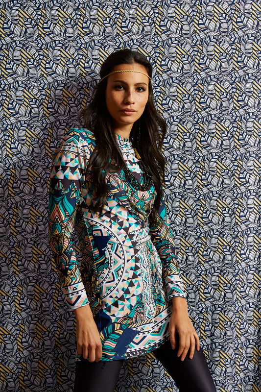 MAYA GEOMETRIC BURKINI